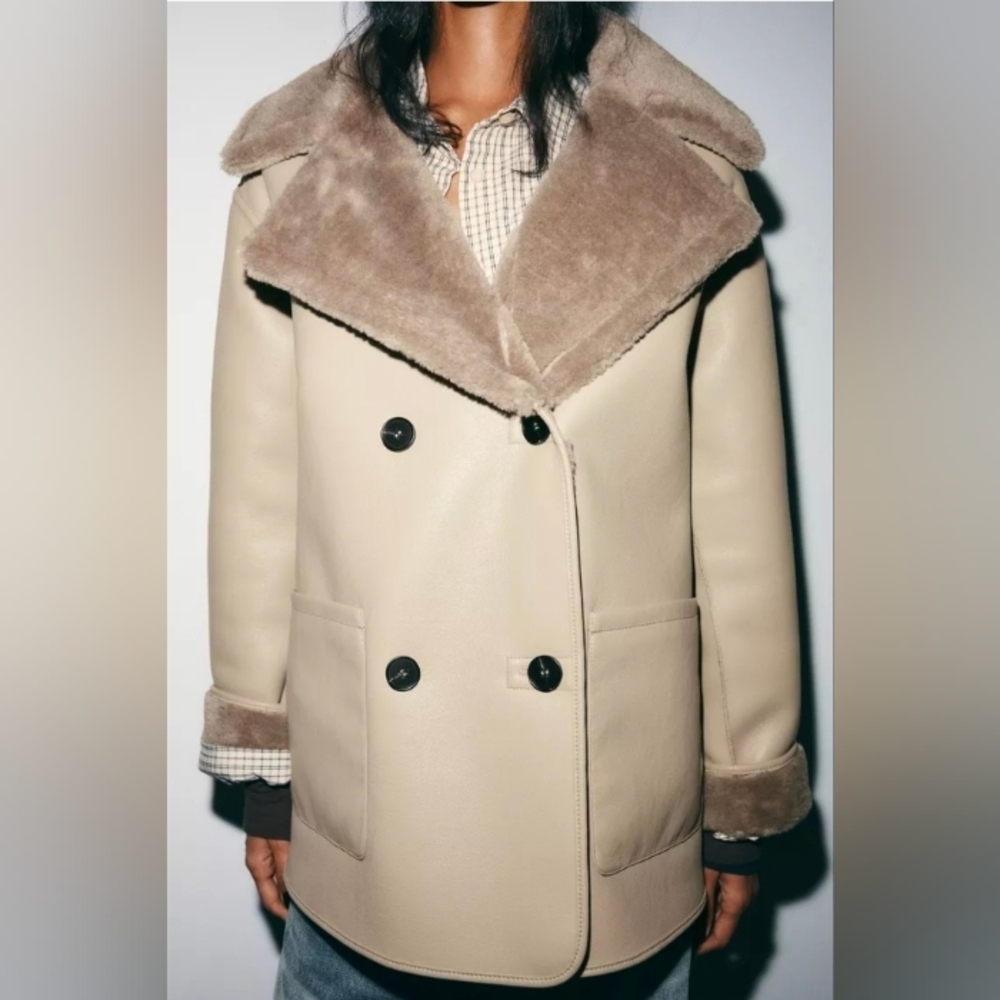 REVERSIBLE DOUBLE-FACED COAT - Picture 8 of 17